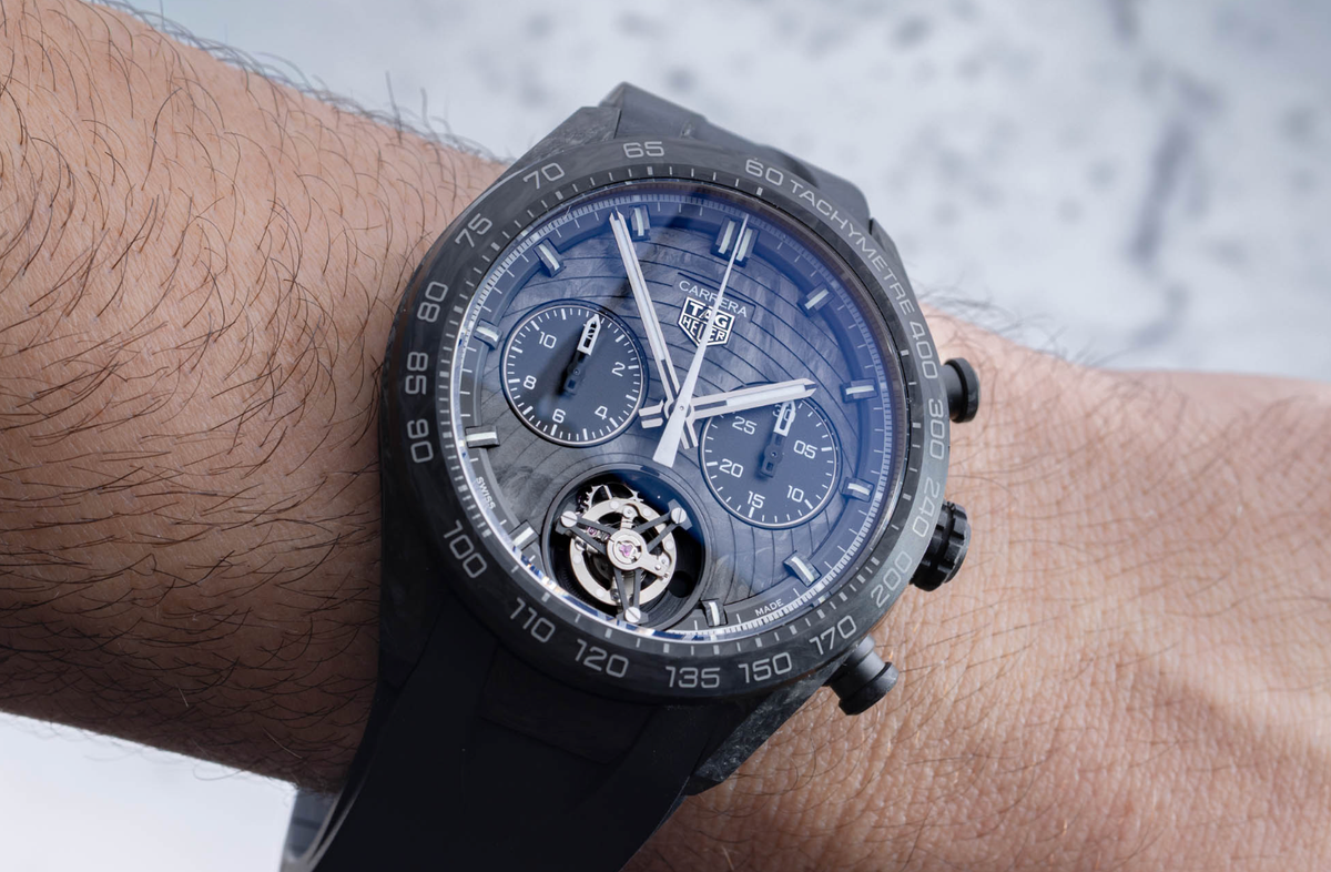 Hands-On: Limited-Edition TAG Heuer Carrera Chronograph Tourbillon Extreme Sport TH-Carbonspring Watch Puts Material Expertise Front And Center