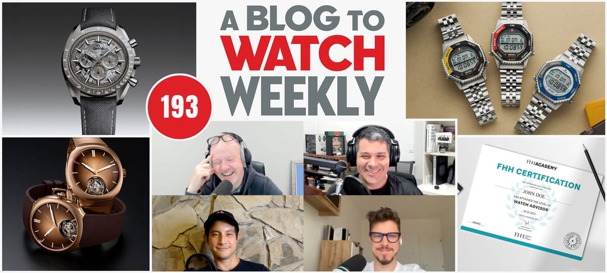 ABTW Weekly Podcast #193: Constant Force Toilet Paper, The Bored Side Of The Moon, And The Watch Nerd Exam