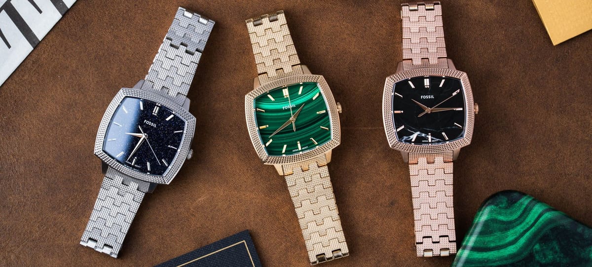 Watch Review: Fossil And Nick Jonas Team Up For Stone Dial Machine Luxe Watches