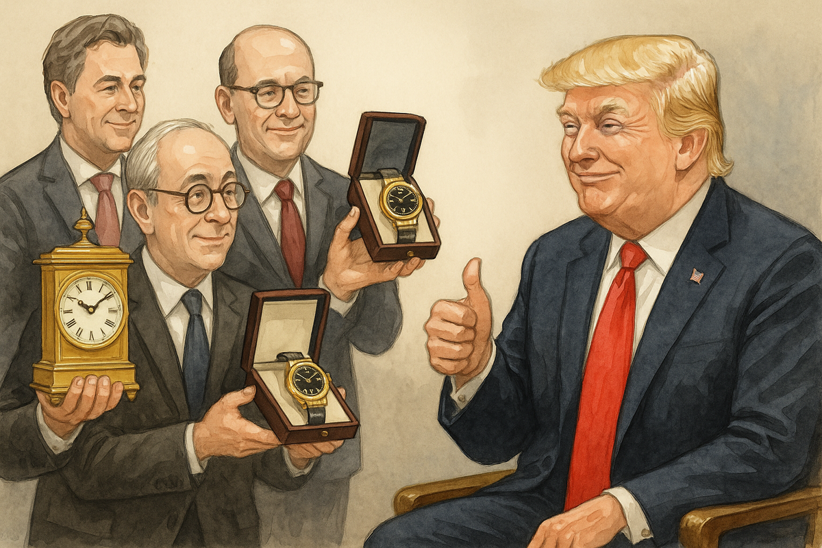 Opinion: The Swiss Got off Easy - Trump's Tariff Grift, now with Free Watches?