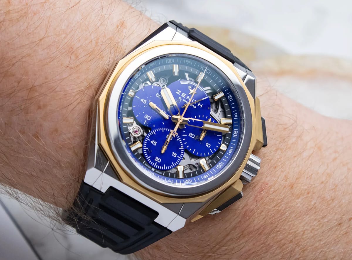 Zenith Defy Extreme Lapis Lazuli Watch Brings Regal Color To An Aggressive Design