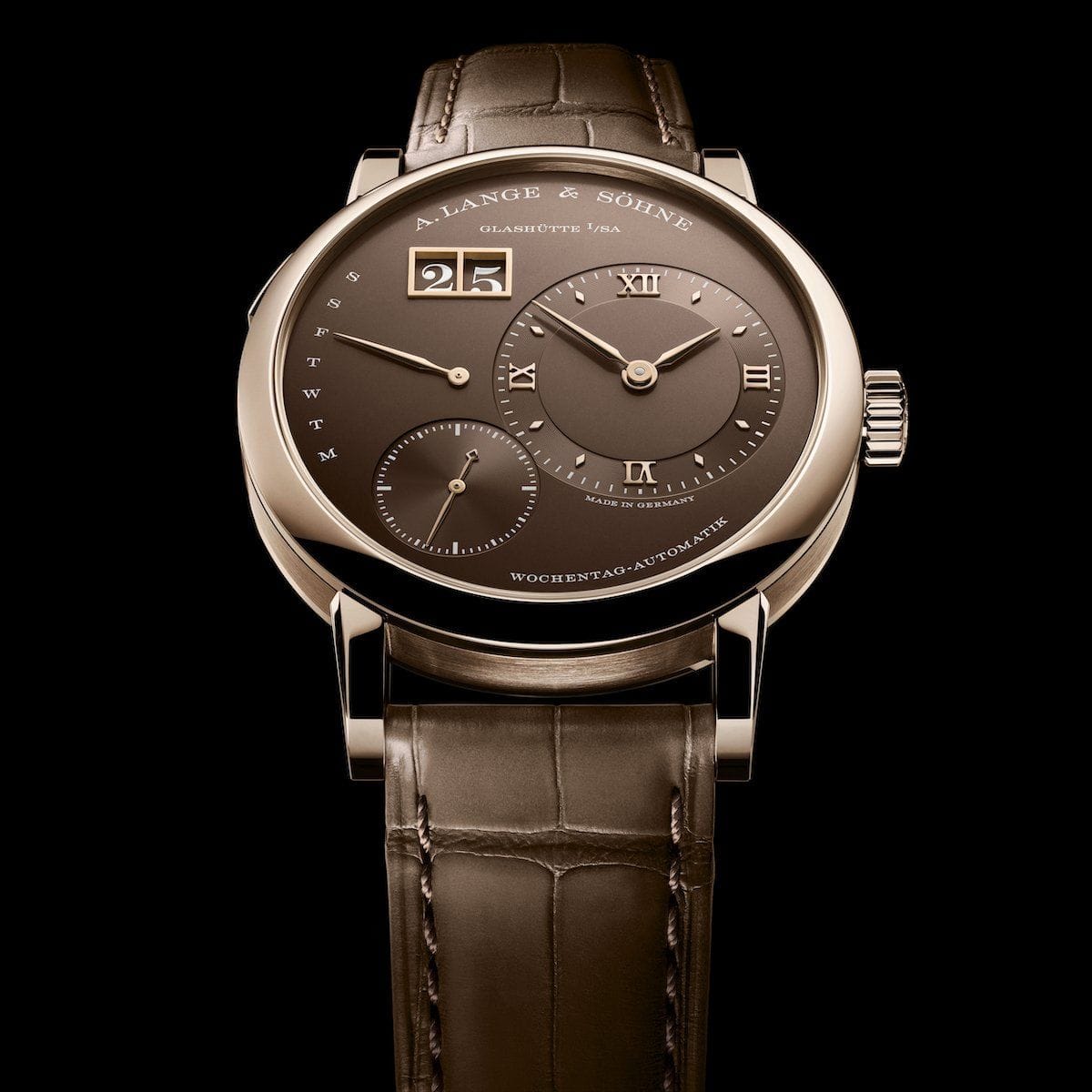 A. Lange & Söhne Lange 1 Daymatic in Honeygold. Rich Warm Tones in a 250-Piece Edition