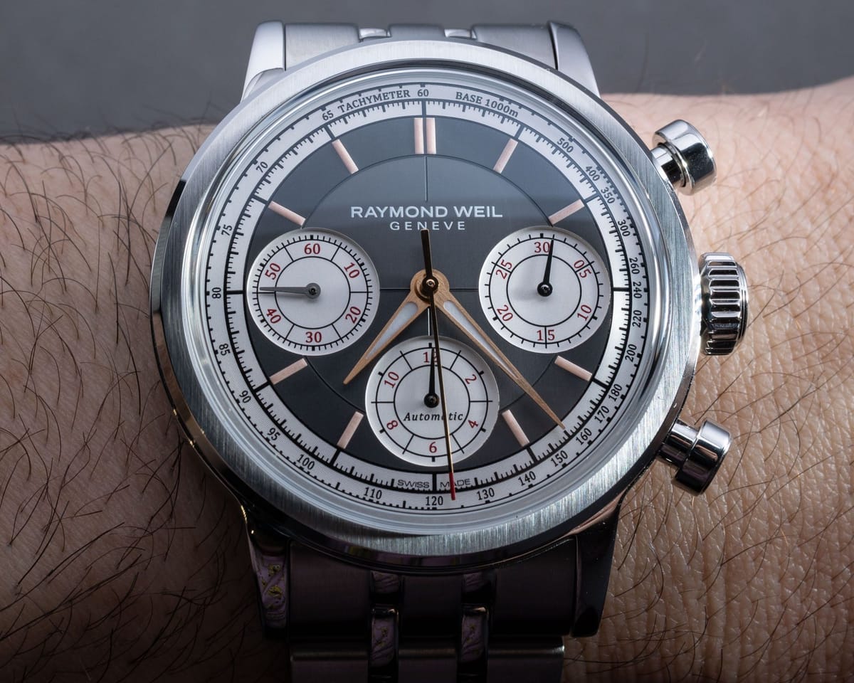 Raymond Weil Millesime Tri-Compax Chronograph Hands-On: A Surprisingly Unboring Vintage-Style Sports Watch