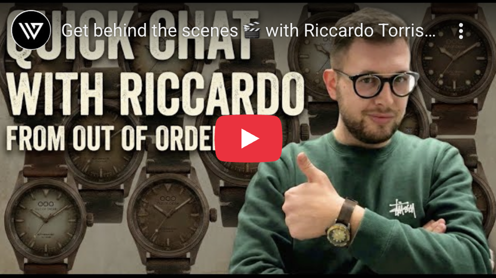 Get behind the scenes 🎬 with Riccardo Torrisi, from Out Of Order Watches