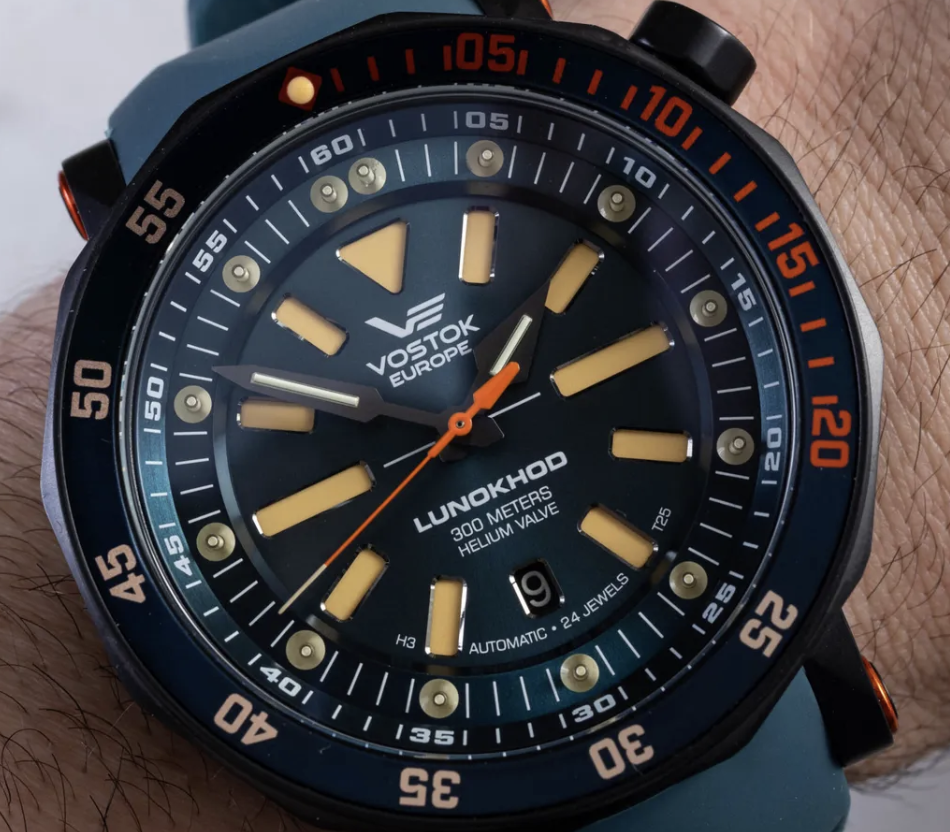 Vostok Europe Lunokhod Automatic: A Powerful Dive Watch with Tritium Illumination