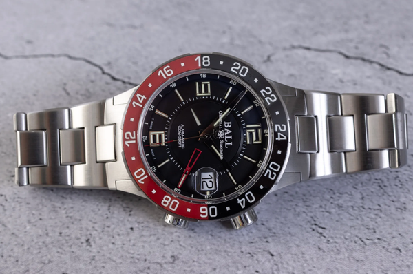 Ball Roadmaster M Model A Watch Review: A Mechanical GMT Alarm That Glows