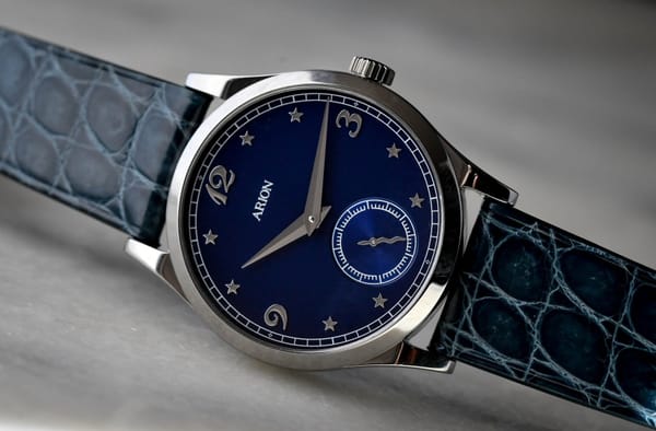 The Arion Delphinus — A Debut Watch With A Chronode Movement And A Case By Voutilainen & Cattin